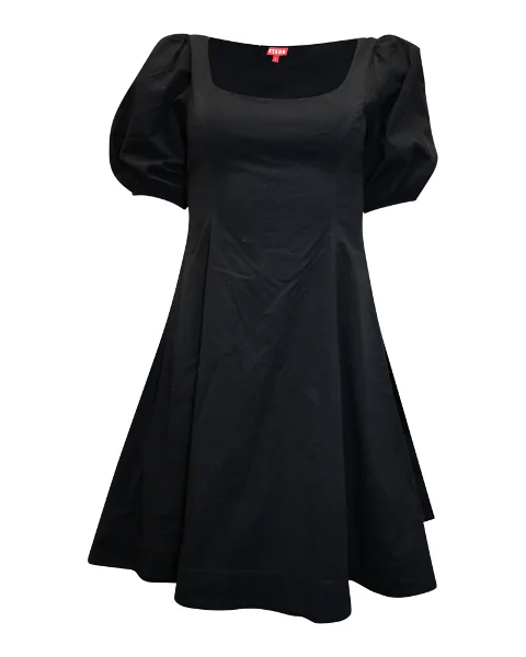 Black Cotton Staud Dress