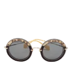 Black Acetate Miu Miu Sunglasses