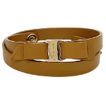 Brown Leather Salvatore Ferragamo Bracelet