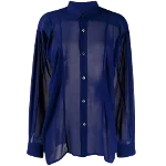 Blue Silk Comme des Garçons Shirt