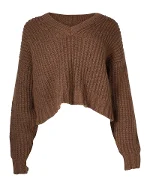 Brown Wool Anine Bing Sweater