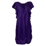 Purple Silk Lanvin Dress