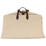 Beige Canvas Hermès Victoria