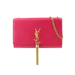 Pink Leather Yves Saint Laurent Shoulder Bag