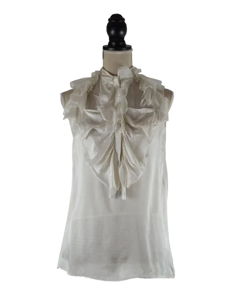 White Fabric Givenchy Top