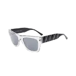 White Plastic Jimmy Choo Sunglasses