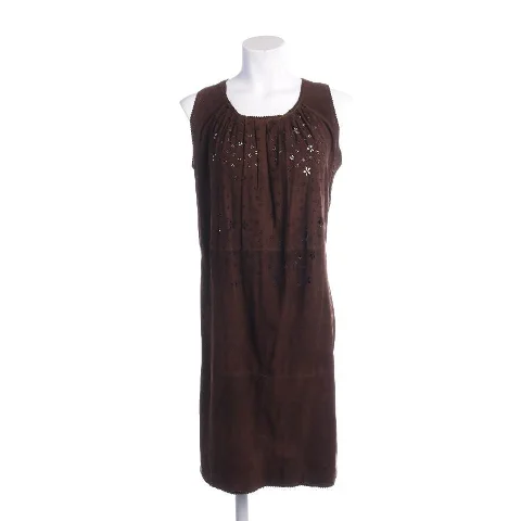 Brown Leather Marc Cain Dress