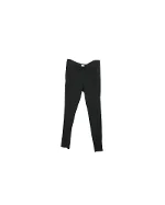 Black Polyester Armani Pants