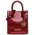 Red Leather Michael Kors Handbag