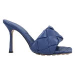 Blue Leather Bottega Veneta Sandals