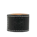 Black Leather Loewe Bracelet