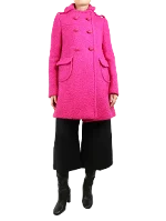 Pink Wool Prada Coat