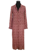 Brown Viscose Essentiel Antwerp Dress