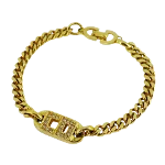 Gold Metal Dior Bracelet