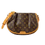 Brown Canvas Louis Vuitton Menilmontant