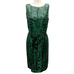 Green Silk Etro Dress