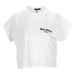 White Cotton Balmain Top