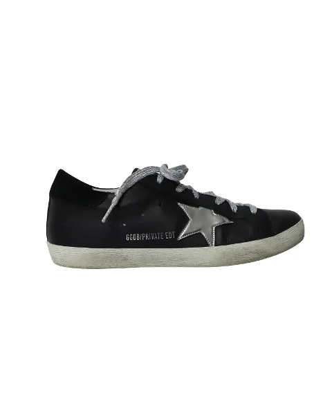 Black Leather Golden Goose Sneakers