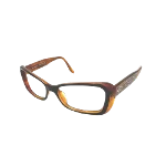 Brown Fabric Chanel Glasses 