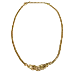 Gold Metal Dior Necklace