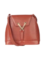 Brown Leather Valentino Shoulder Bag