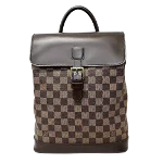 Brown Canvas Louis Vuitton Soho Backpack