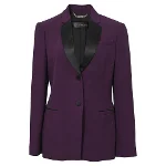 Purple Wool Versace Blazer