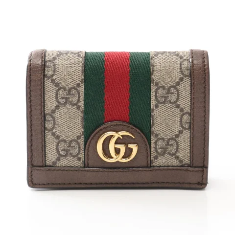 Beige Leather Gucci Wallet