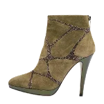 Green Suede René Caovilla Boots