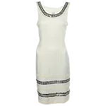 White Silk Chanel Dress