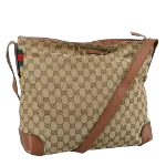 Beige Canvas Gucci Crossbody Bag