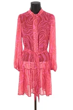 Pink Silk Plein Sud Dress