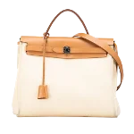 Beige Canvas Hermès Herbab