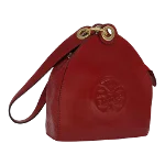 Red Leather Fendi Shoulder Bag