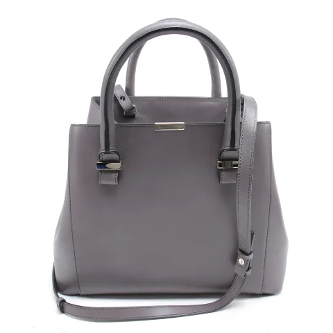 Grey Leather Victoria Beckham Shoulder Bag