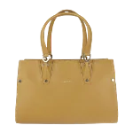 Brown Leather Longchamp Handbag