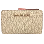 Beige Plastic Michael Kors Wallet