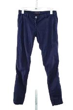 Blue Cotton Trussardi Pants