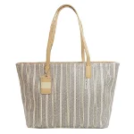 White Plastic Coach Tote