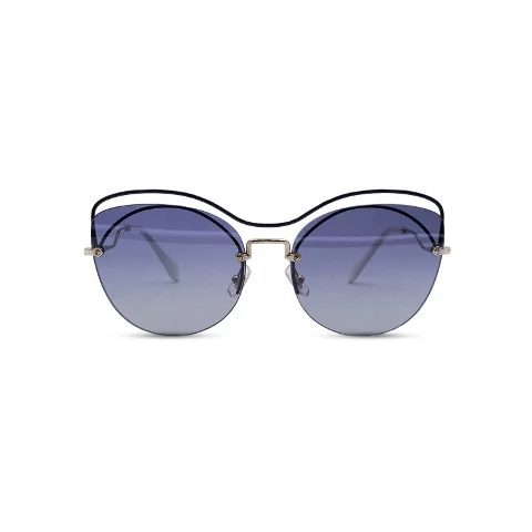 Blue Metal Miu Miu Sunglasses