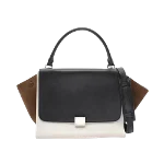 Black Leather Céline Trapeze