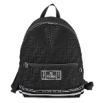 Black Leather Fendi Backpack