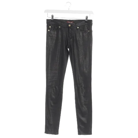 Black Polyester 7 for All Mankind Pants
