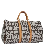 Brown Canvas Louis Vuitton Keepall