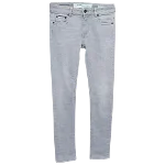 Grey Denim Off White Jeans