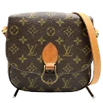 Brown Canvas Louis Vuitton Saint Cloud