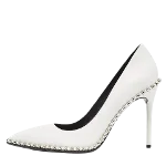 White Leather Alexander Wang Heels