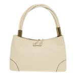 White Leather Gucci Handbag