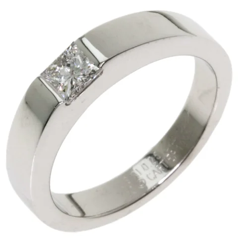 Silver White Gold Cartier Ring
