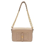 Beige Leather Tom Ford Shoulder Bag